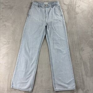 One Teaspoon Paris Jeans Womens Size 24x29 Blue Light Wash High Rise Relaxed Fit